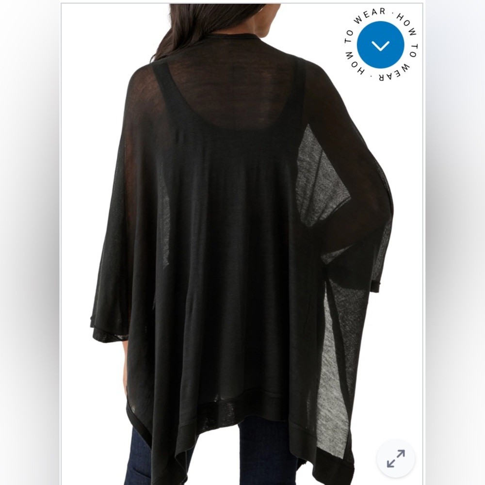 Vince Camuto Lightweight Knit Topper - Picture 2 of 5